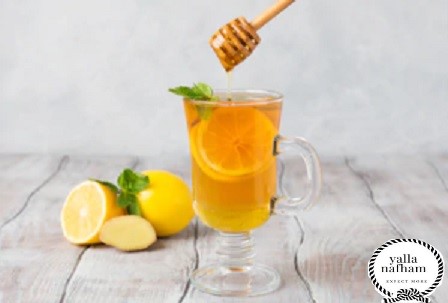 فوائد الشاي الأخضر بالليمون والعسل