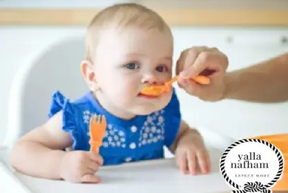 تغذية الاطفال الرضع في الشهر السادس