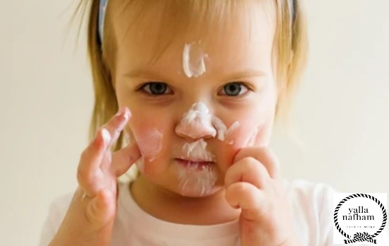 علاج حساسية جلد الاطفال
